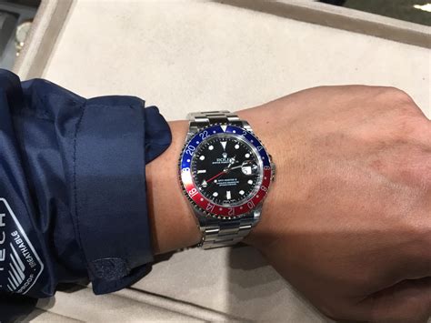 rolex pepsi mesh